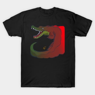 Red glow gator T-Shirt